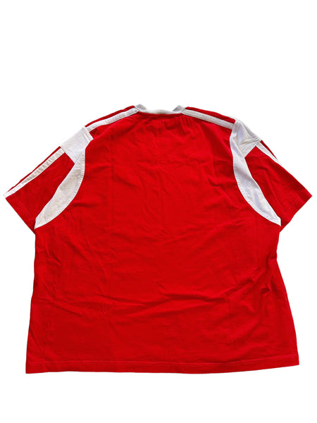 Red Jersey Boxy Shirt