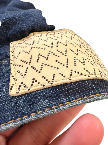 101 Feather Down Padded Denim Trucker