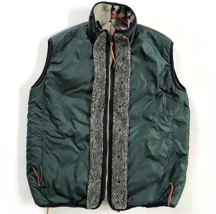 Kapital Native Fleece Reversible Vest