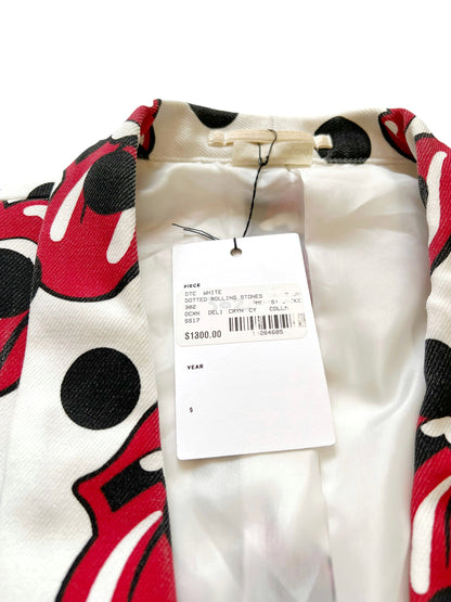 2005 Rolling Stones Dot Print Blazer