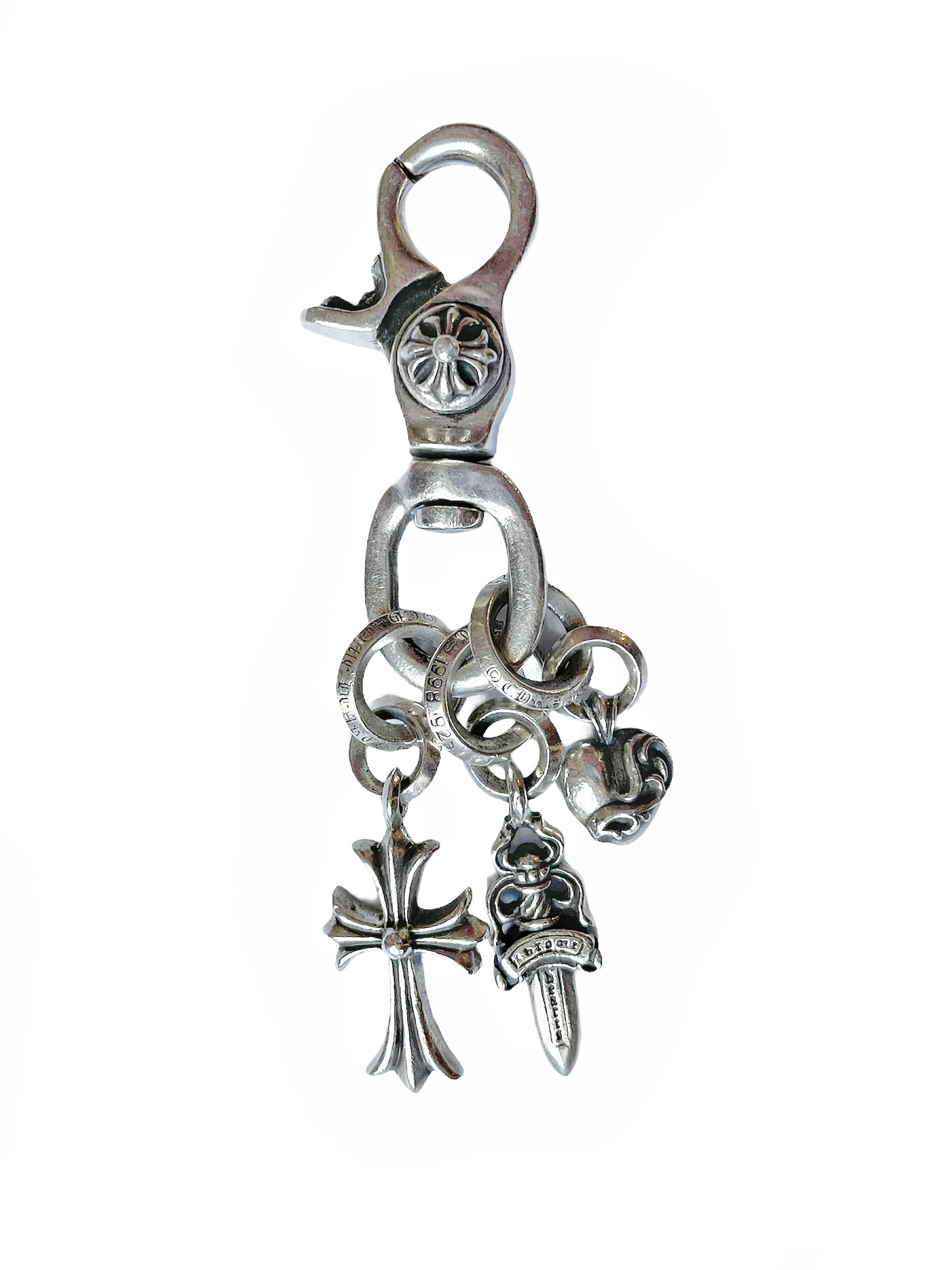 Multi Pendant Lobster Clip Keychain