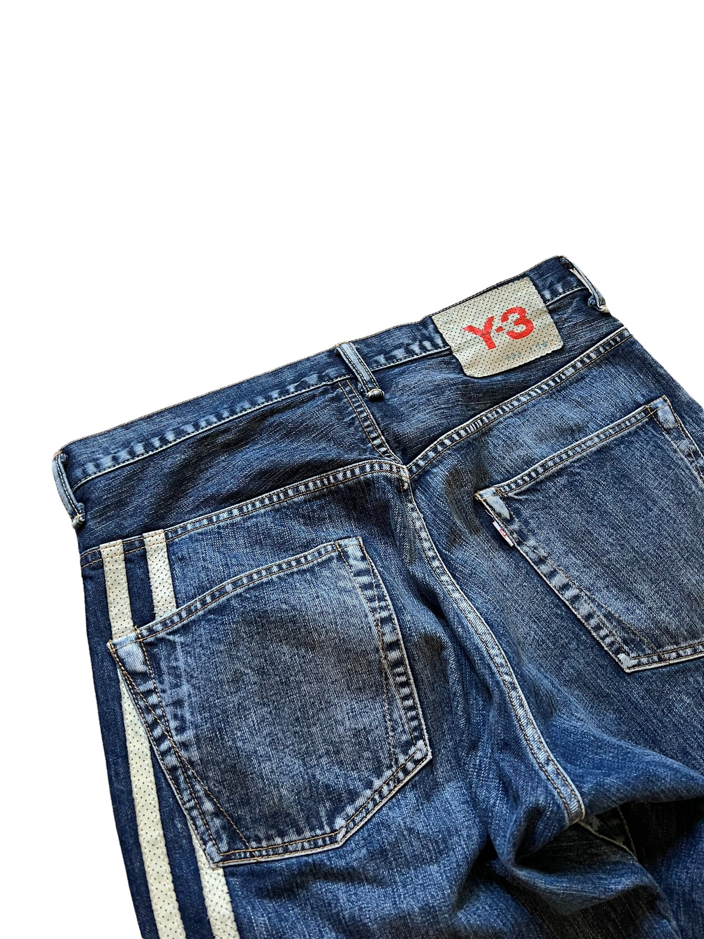 SS04 3 Stripe Denim Baggy