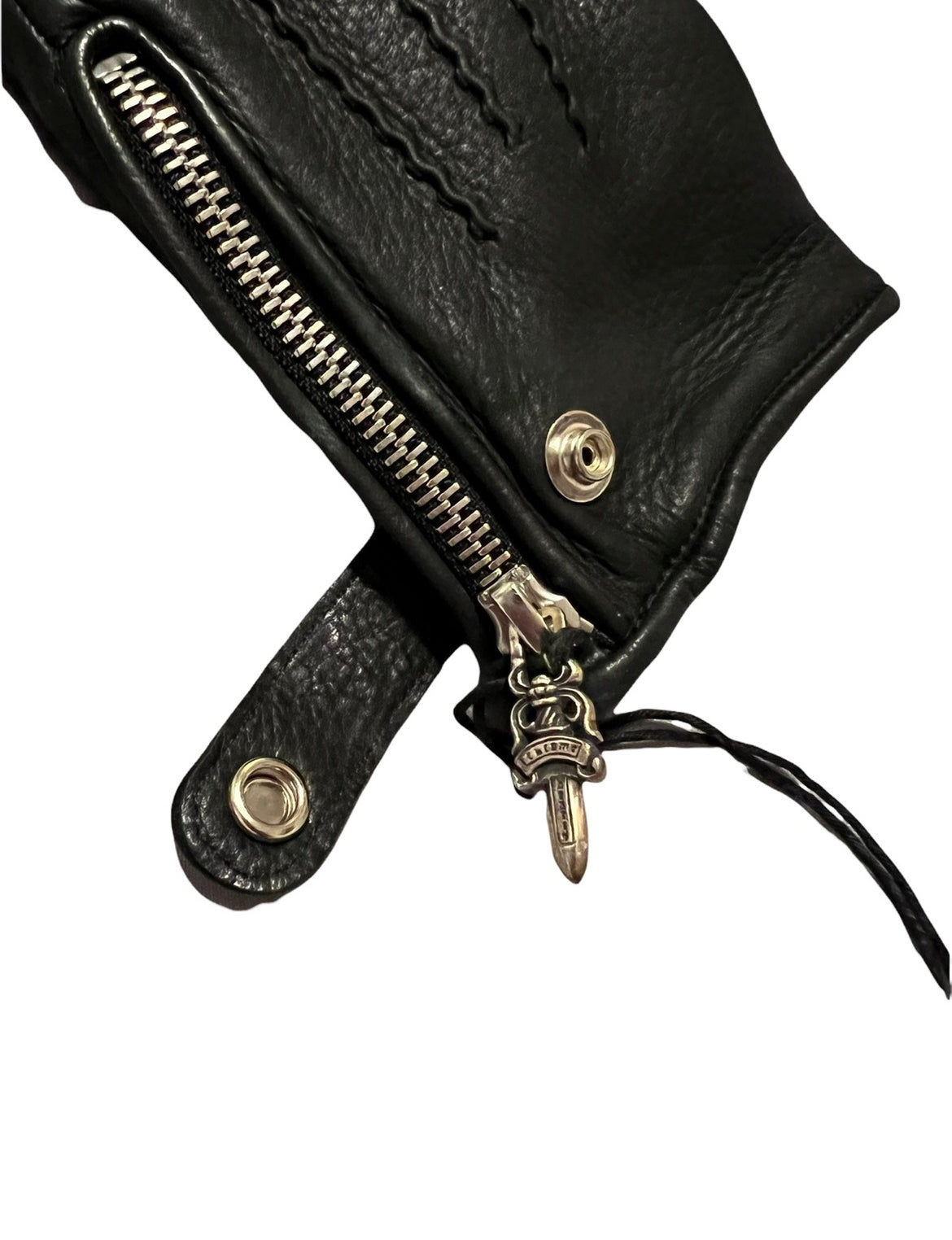 “Open Wound” Leather Gloves