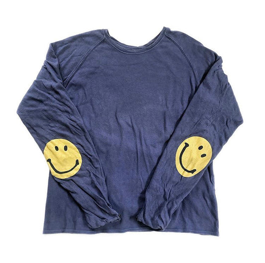 OG Kapital Purple/Navy Smile Face Long Sleeve