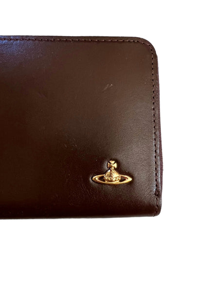 Orb Brown Leather Wallet
