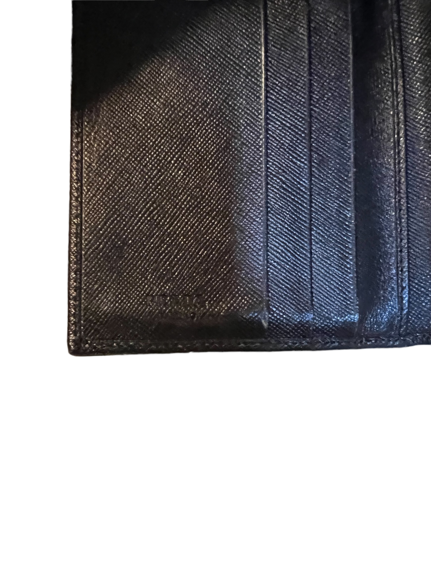 Leather Triangle Logo Wallet