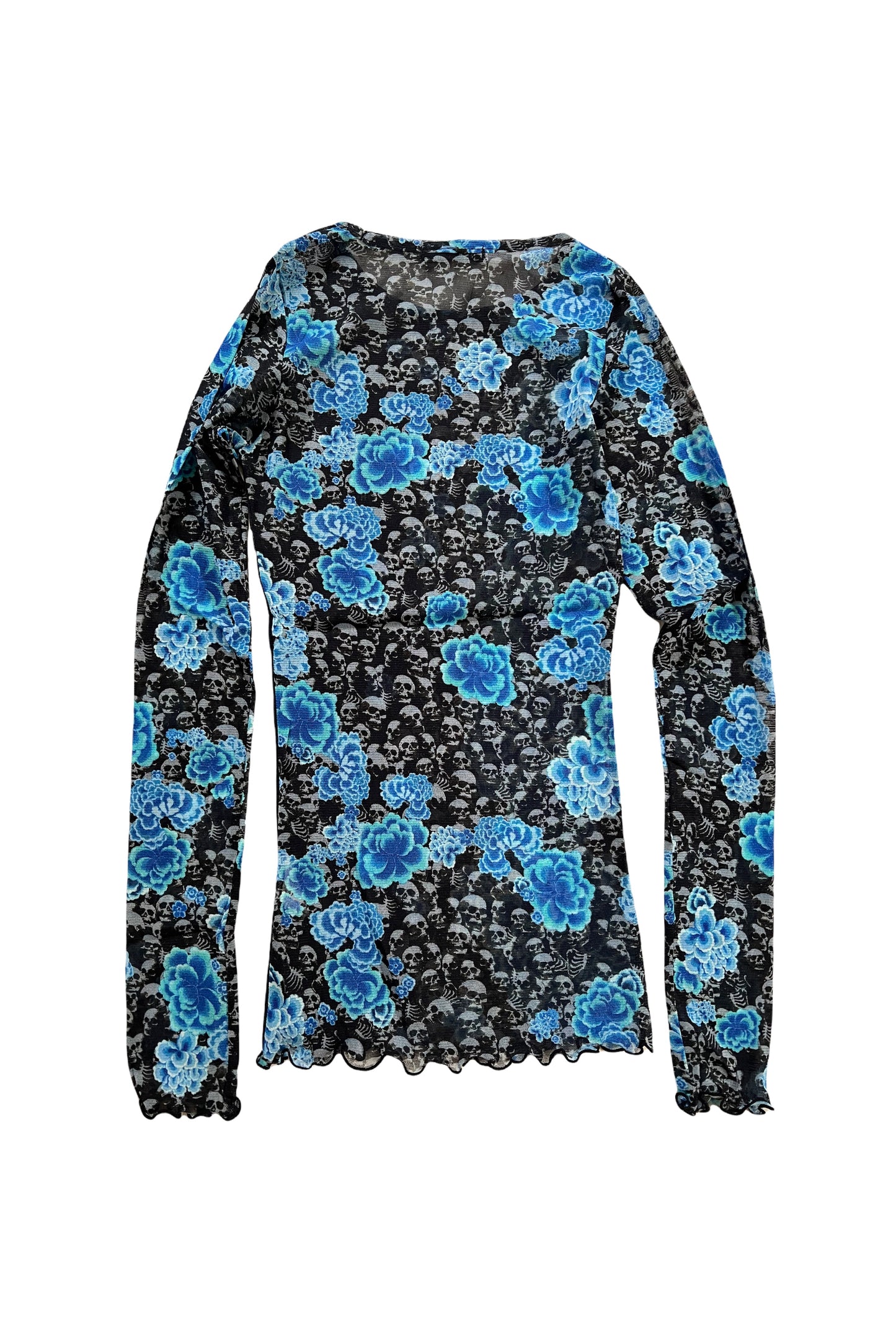 Skulls Nylon Tattoo Mesh Tee