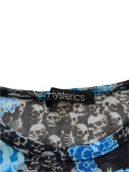 Skulls Nylon Tattoo Mesh Tee