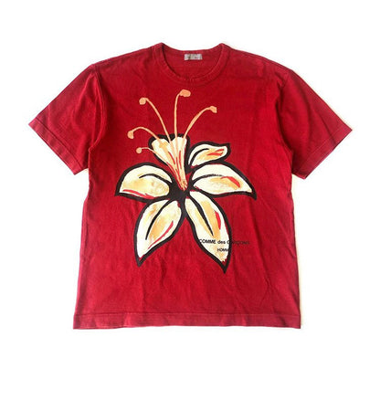 2002 Comme Des Garçon Homme Plus Painted Flower Logo