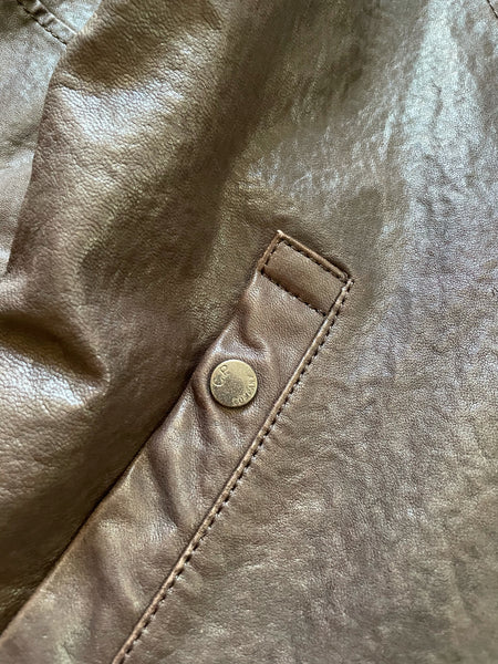 Leather Goggle Jacket