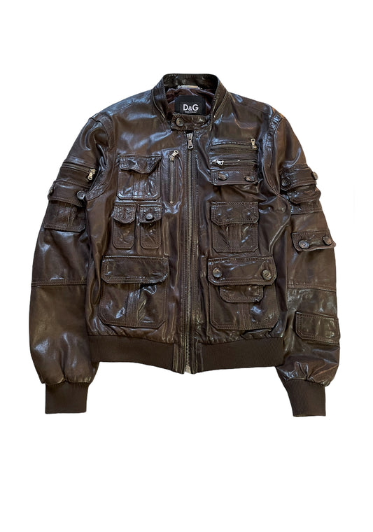 2003 Runway Leather Cargo Bomber