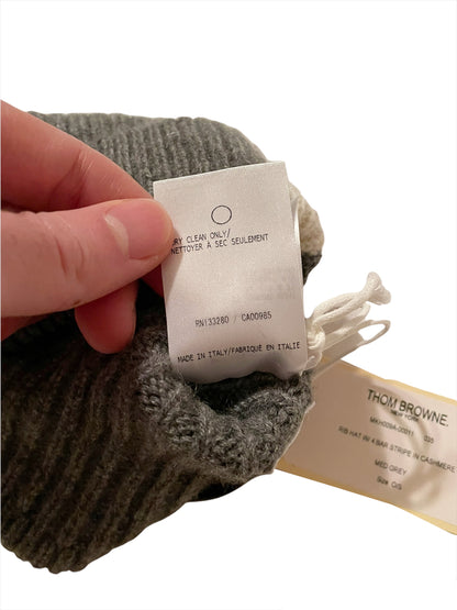 Four Bar Cashmere Beanie