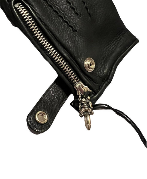 “Open Wound” Leather Gloves