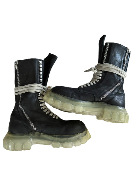 Mega Bozo Lace Up Tractor Boot