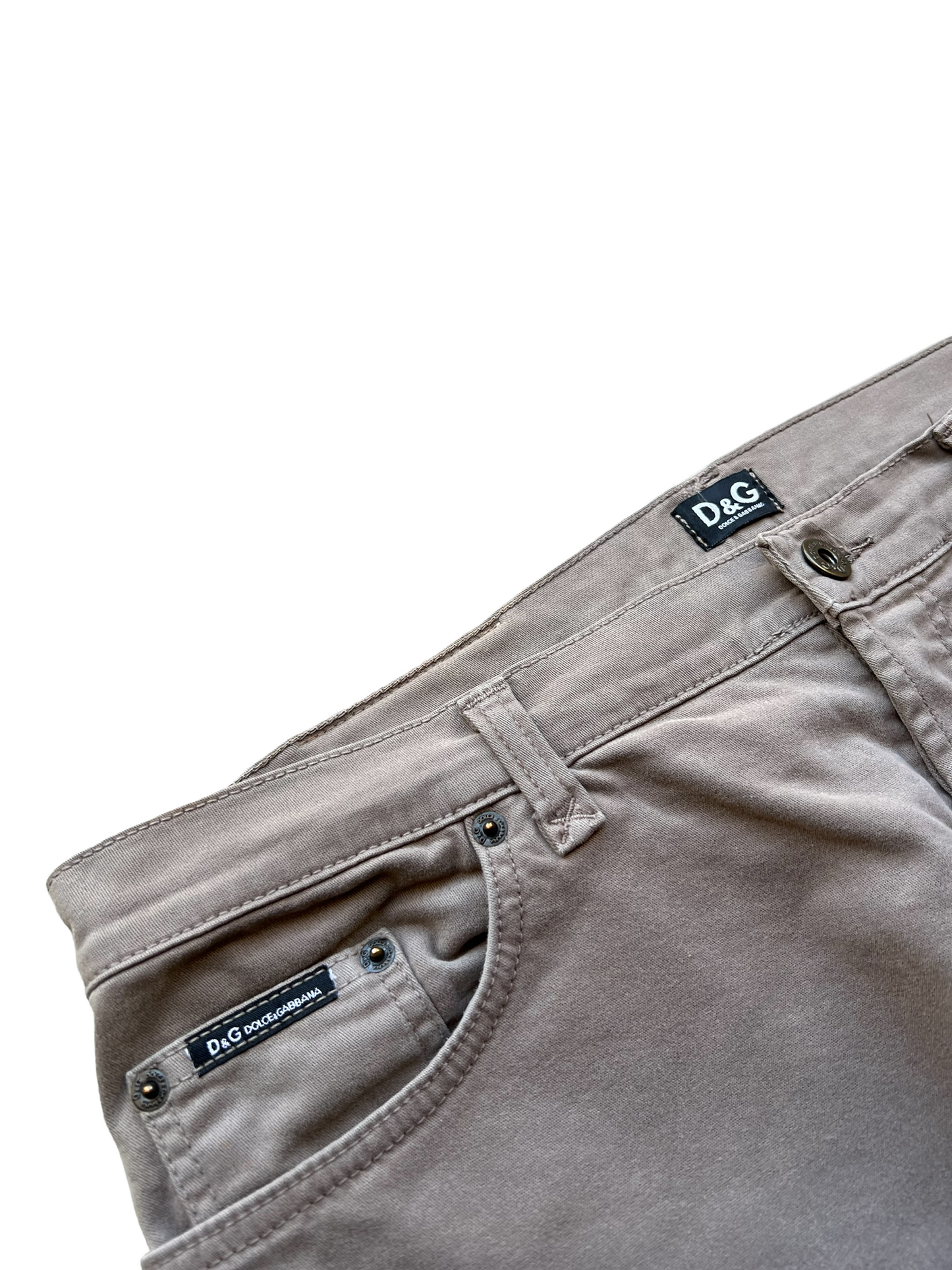 Beige Baggy Chino