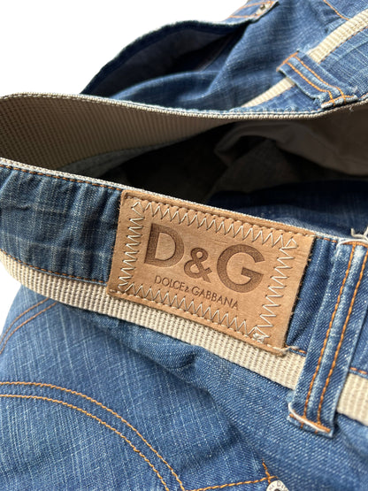 Production Print Denim Cargo