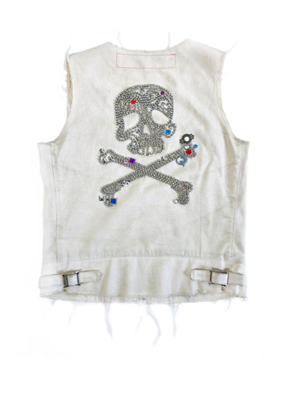 2004 Lewis Leathers Skull Vest