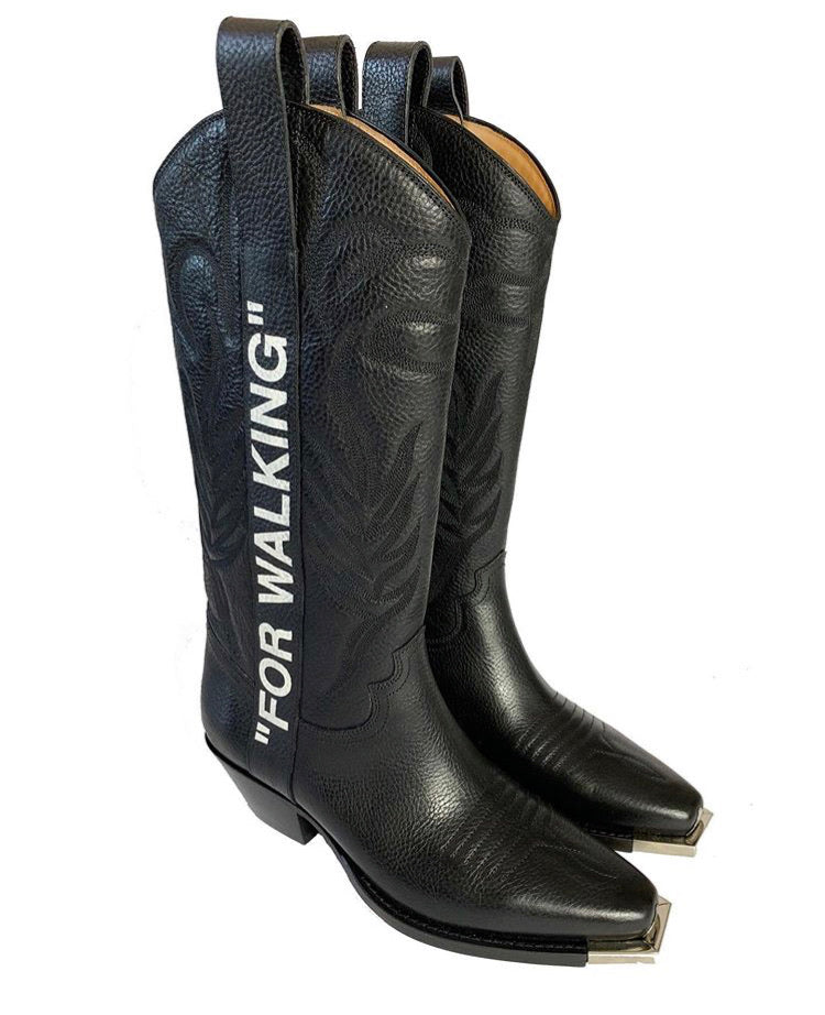 Off-White “For Walking” Cowboy Boots