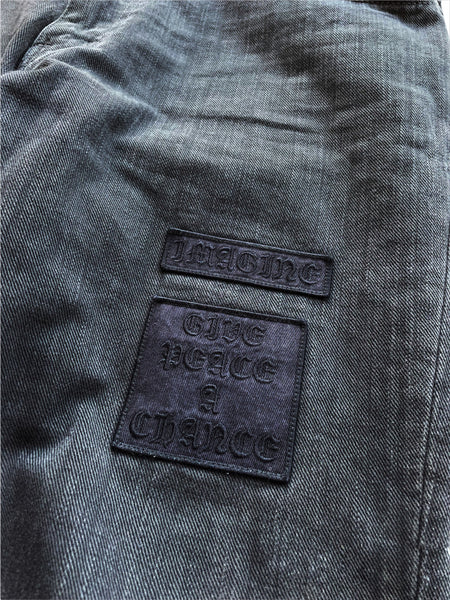 AW04 Give Peace a Chance Patch Denim