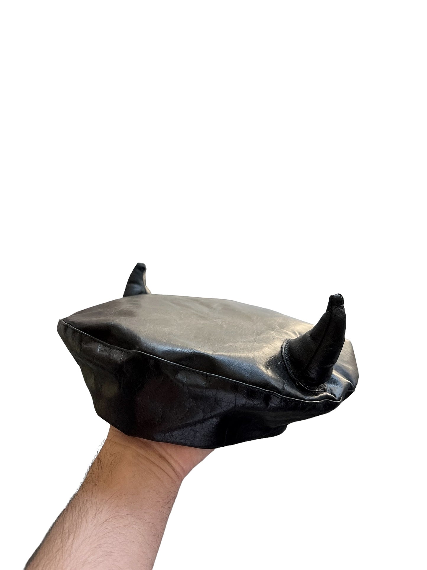 2013 Leather Horn Beret