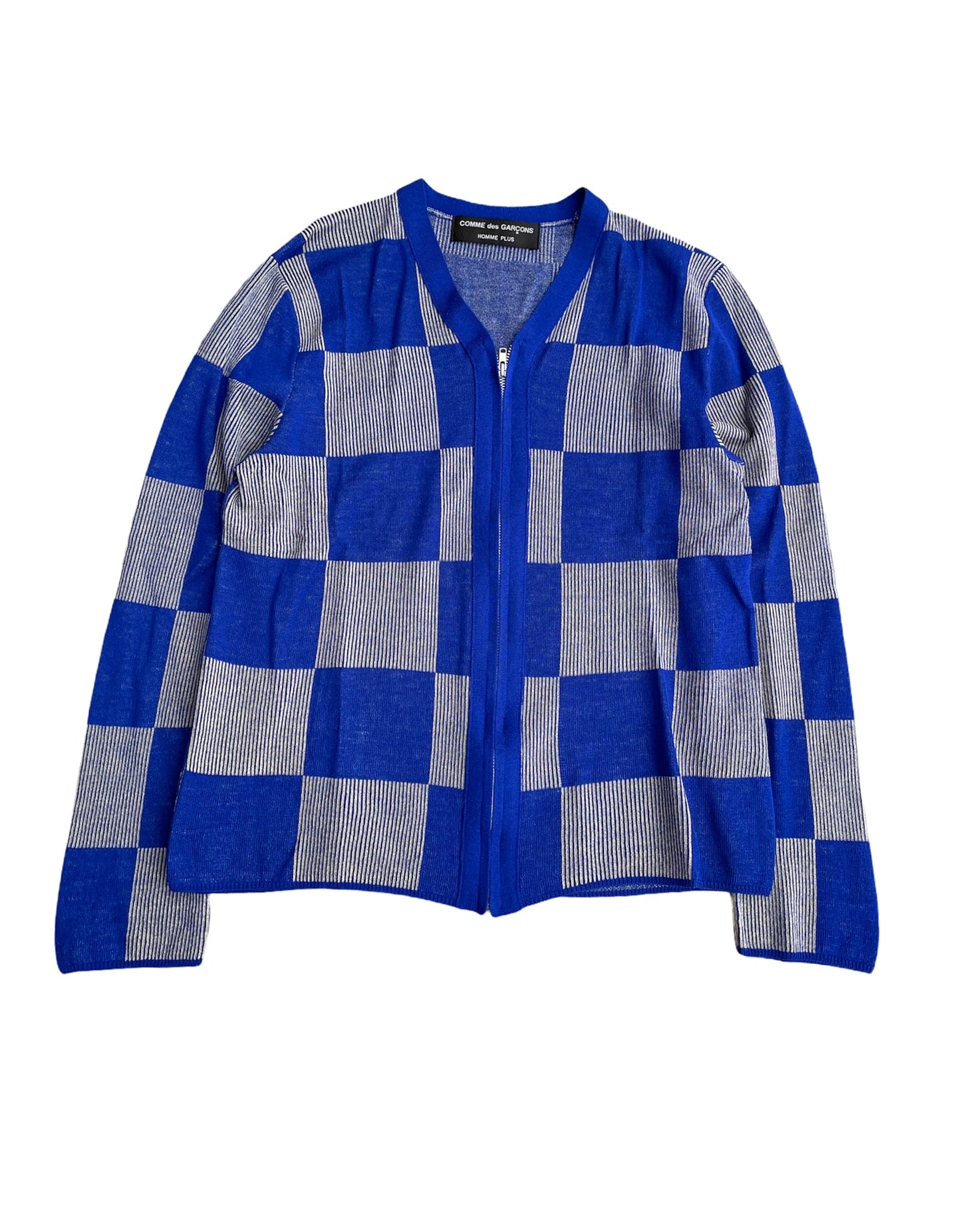 2000 Homme Plus Checker Cardigan