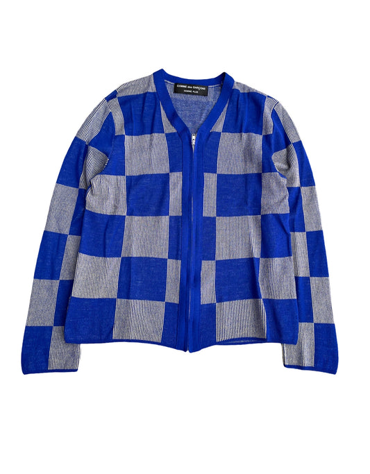 2000 Homme Plus Checker Cardigan