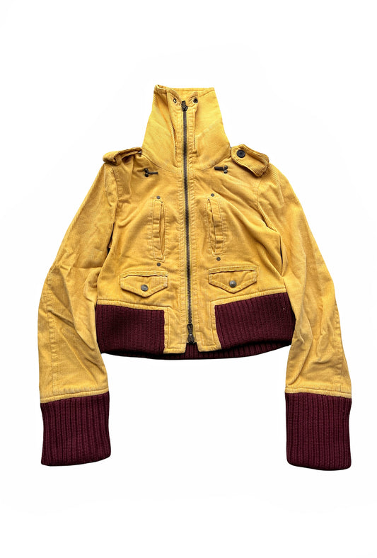 Cropped Corduroy Jacket