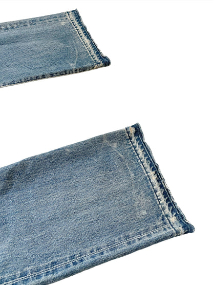 Boro Repair Flaired Cargo Denim