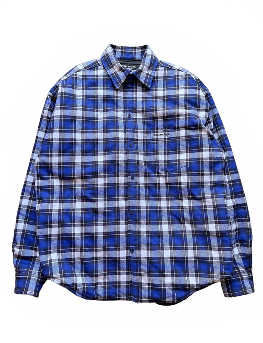 Padded Blue Flannel