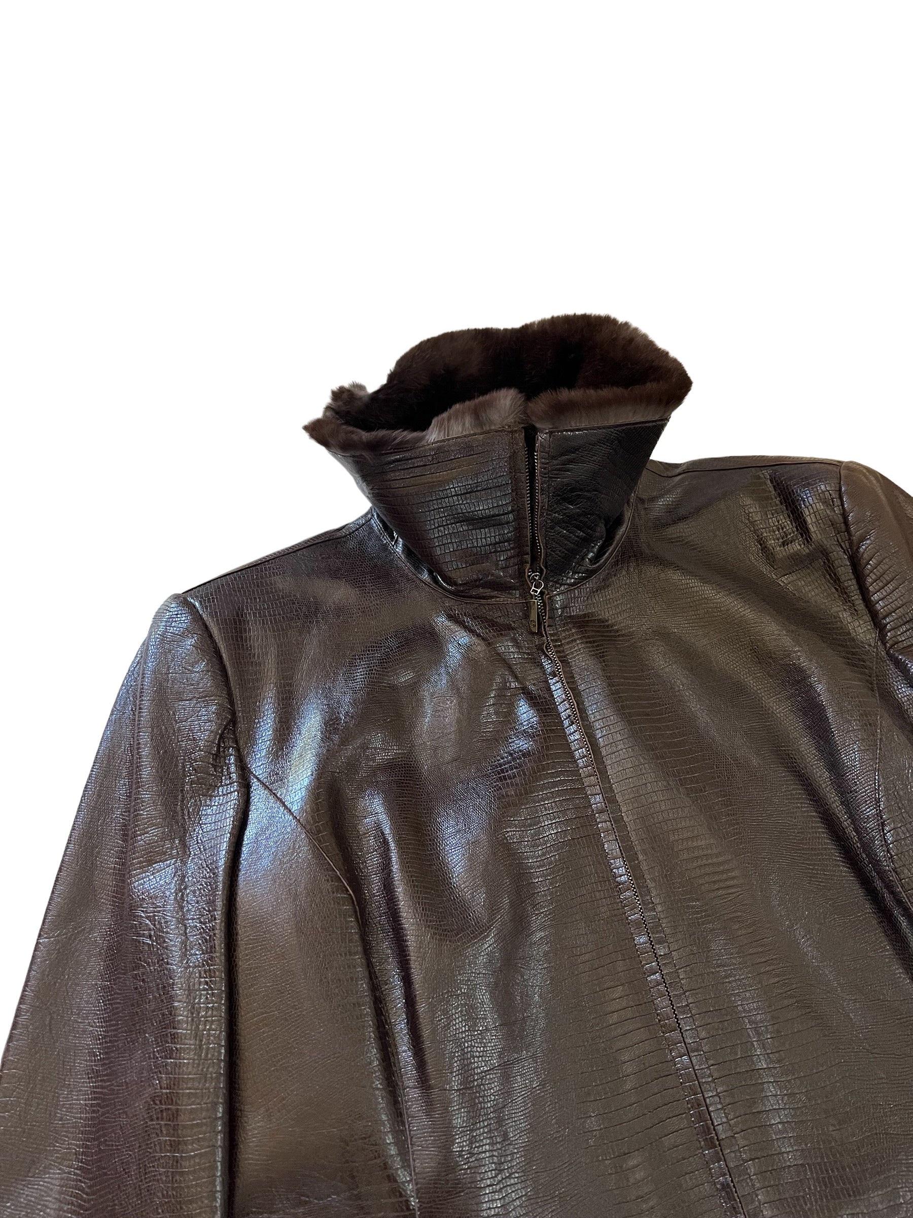 2000's Rabbit Fur Leather Jacket – Archive Reloaded