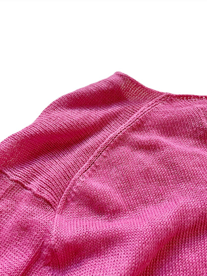 05 Homme Plus Pink Linen Knit