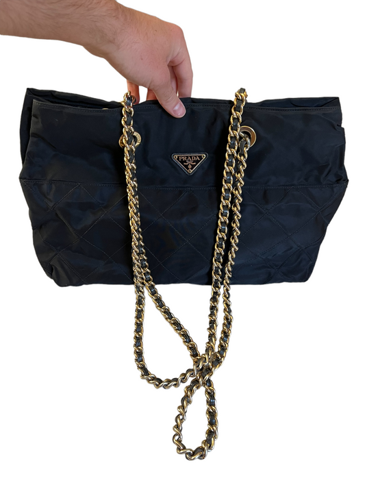 Nylon Chain Large Bag