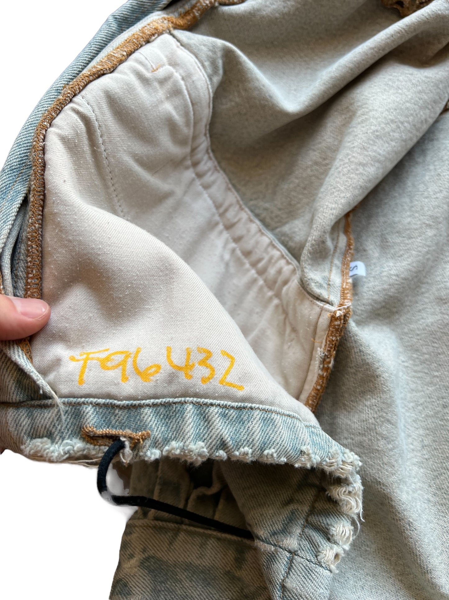 Sample Cropped Denim Parka