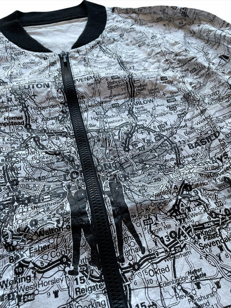 SS04 London Underground Map Tyvek Bomber