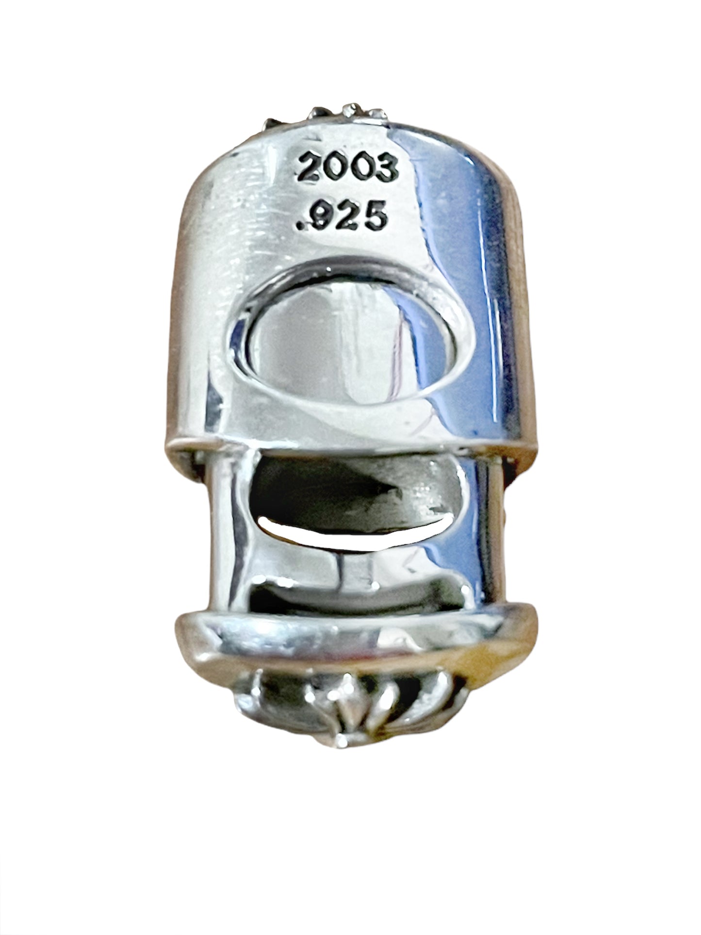 Silver Lace Stopper Lock