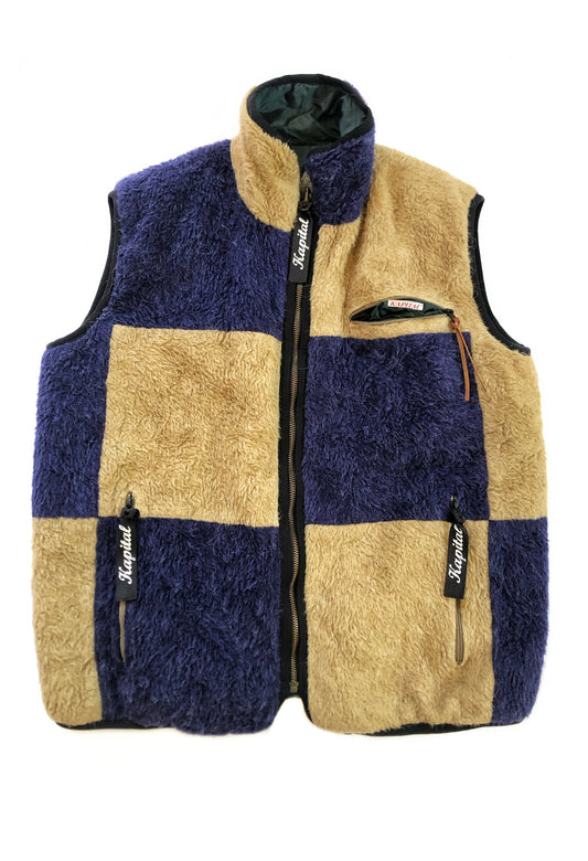 Reversible Colorblock Fleece Vest