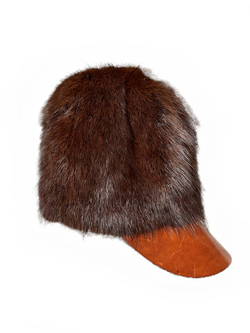 Mink Fur Baller Cap