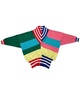 80's Kansai Yamamoto Asymmetric Rainbow Sweater – Archive Reloaded