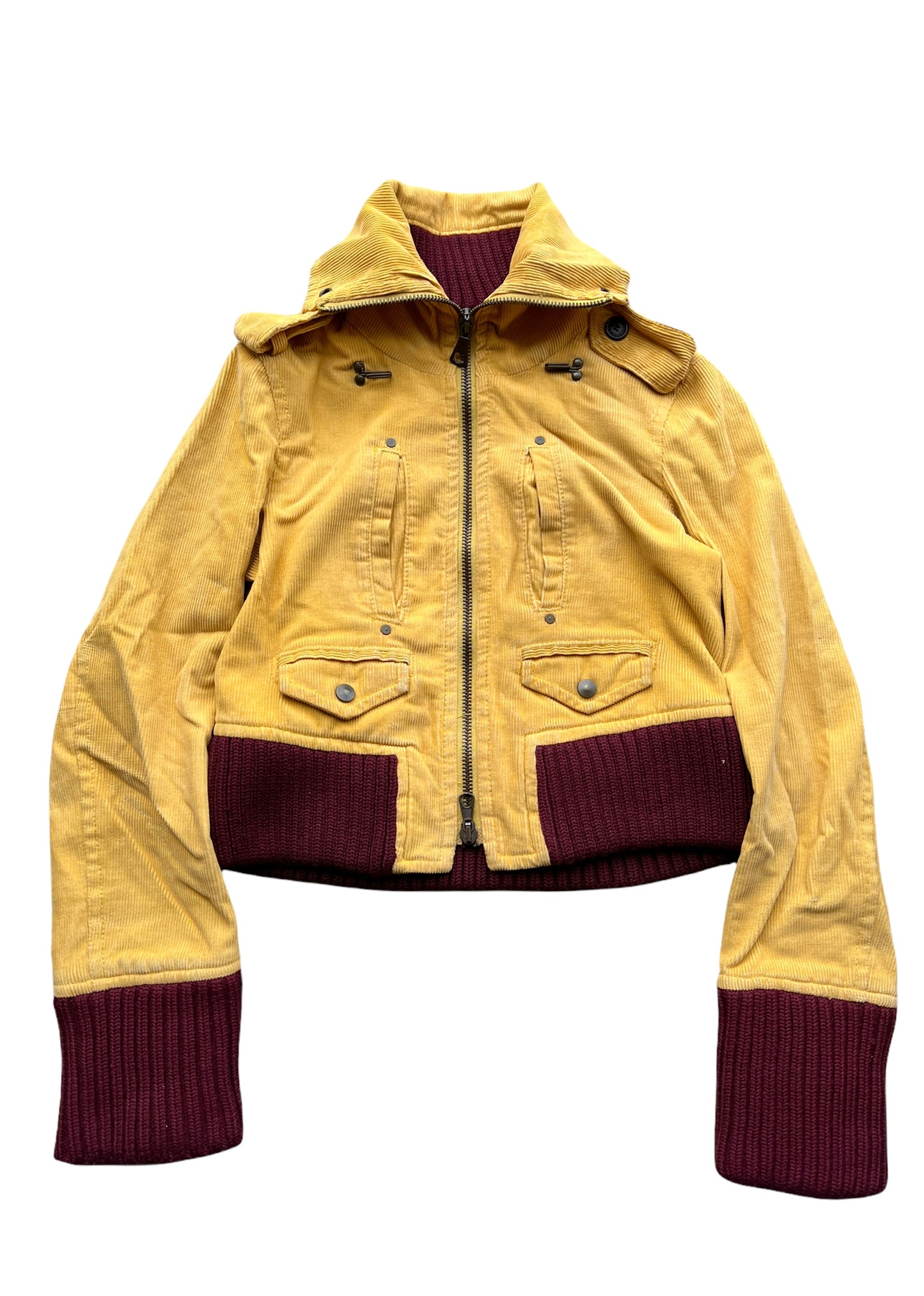 Cropped Corduroy Jacket