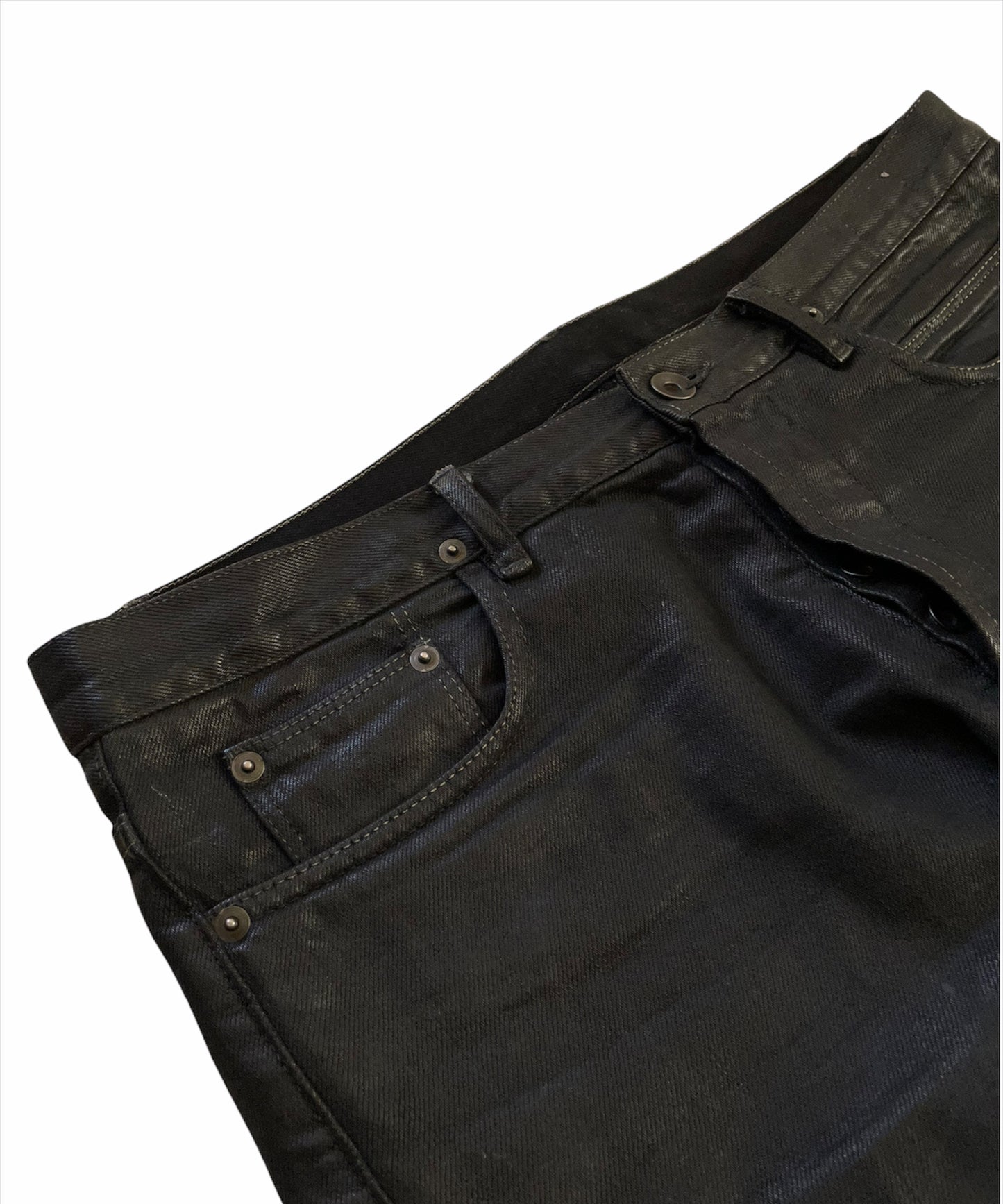 Waxed Berlin Denim Pants