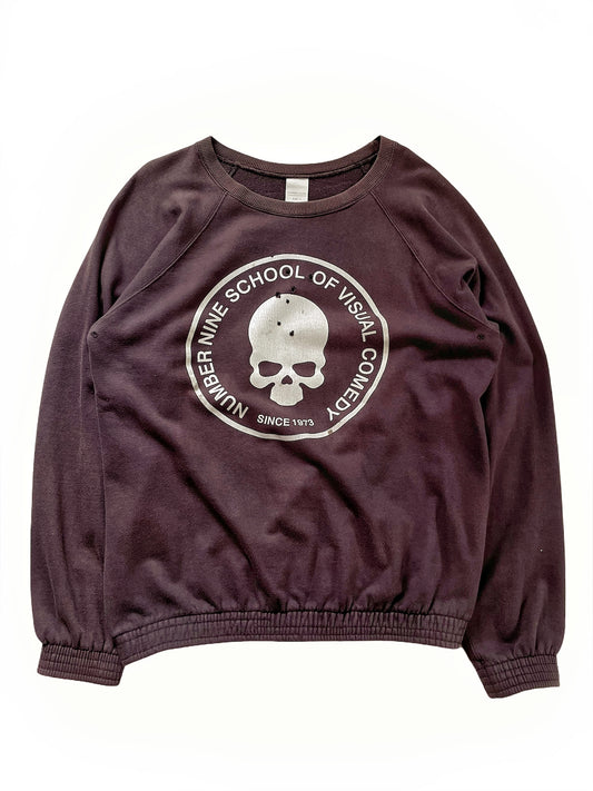 School of Visual Comedy Skull Crewneck