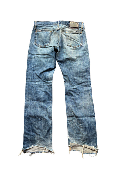 Destroyed Hem Denim