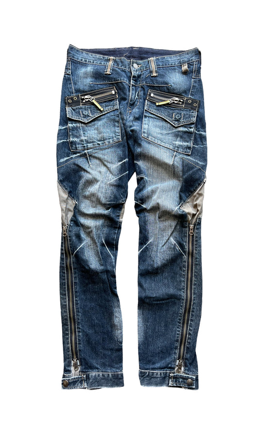 Zipper Punk Denim