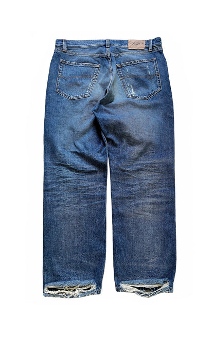 Destroyed Hem Denim