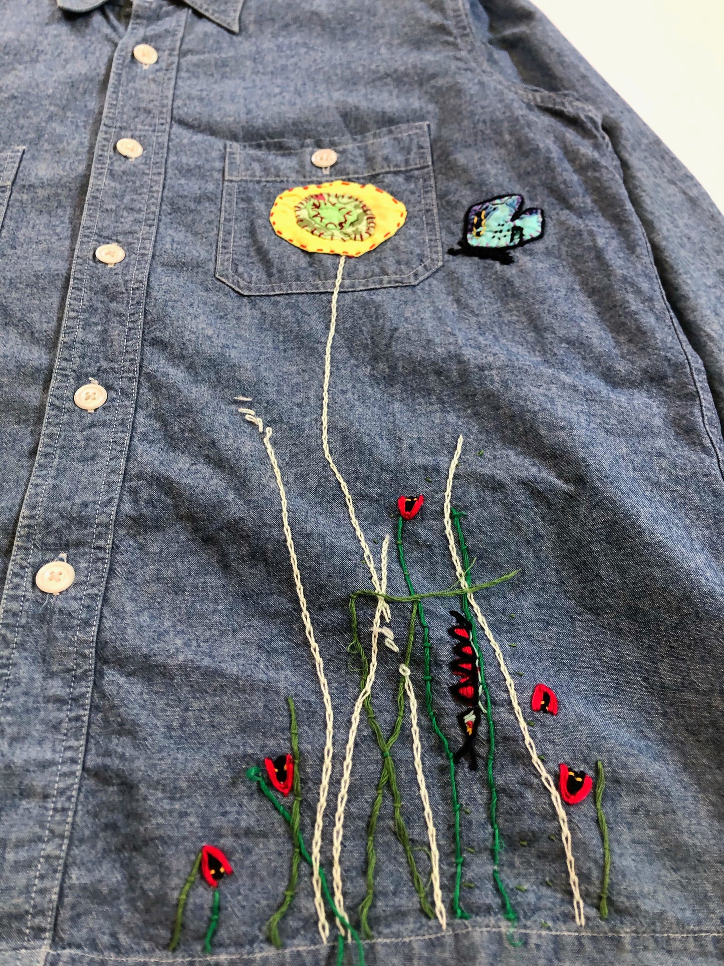 Nature Embroidery Shirt