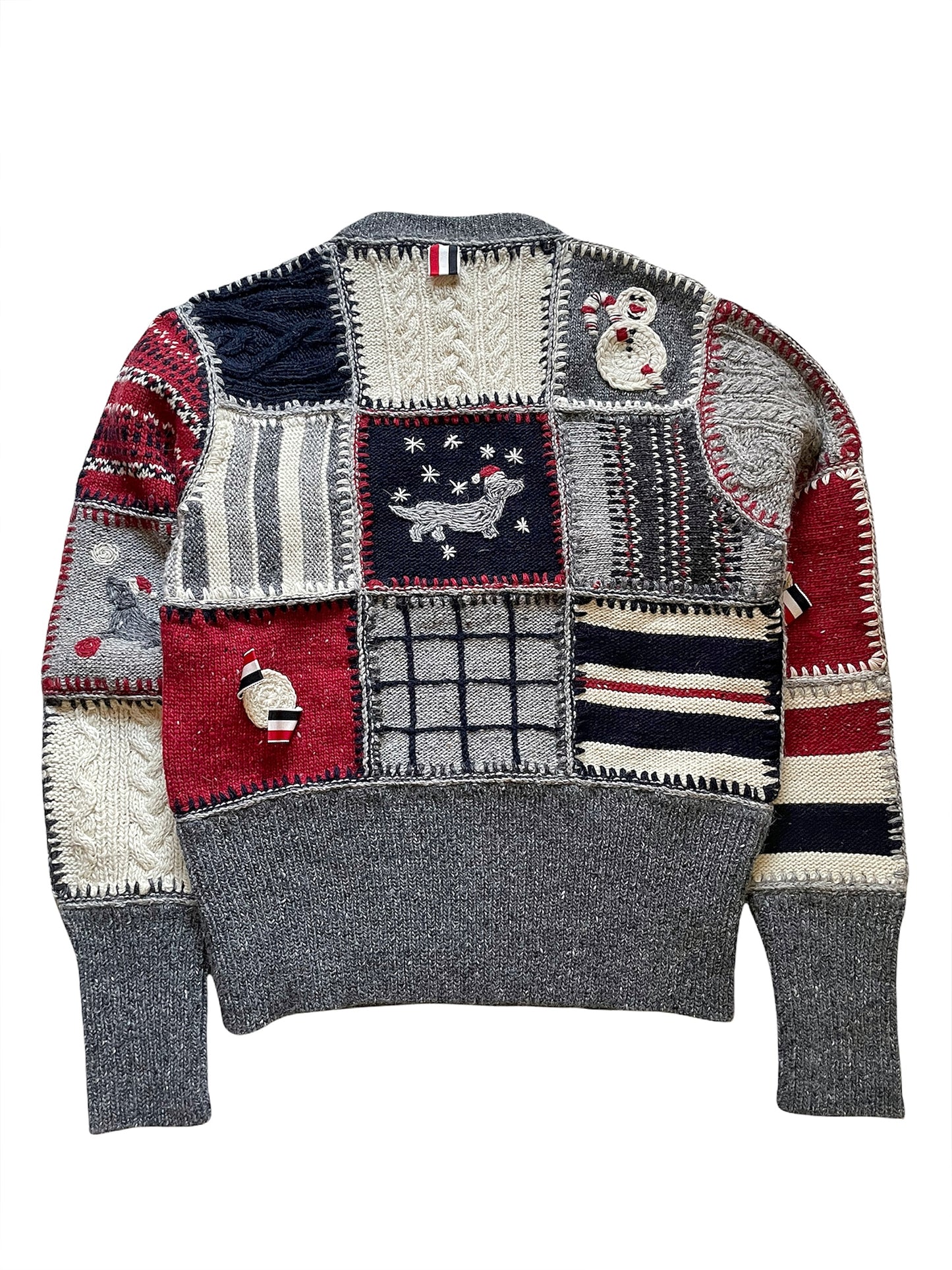 FW20 Holiday Dog Patchwork Sweater