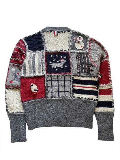 FW20 Holiday Dog Patchwork Sweater