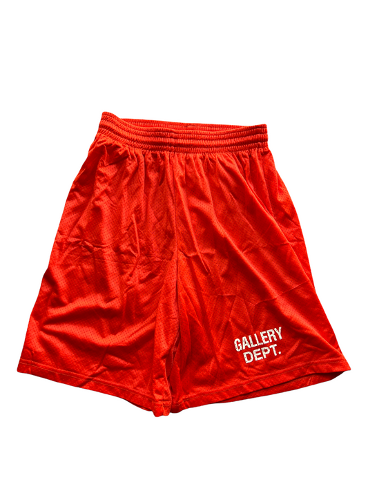 Logo Orange Mesh Short