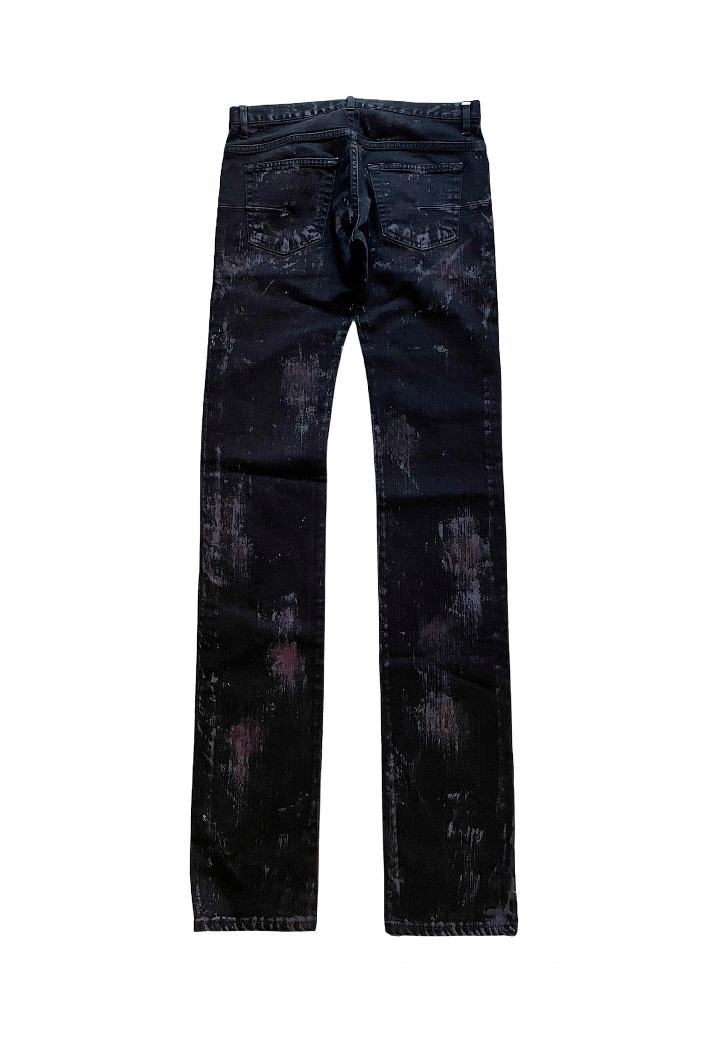 Paint Splattered Stack Denim