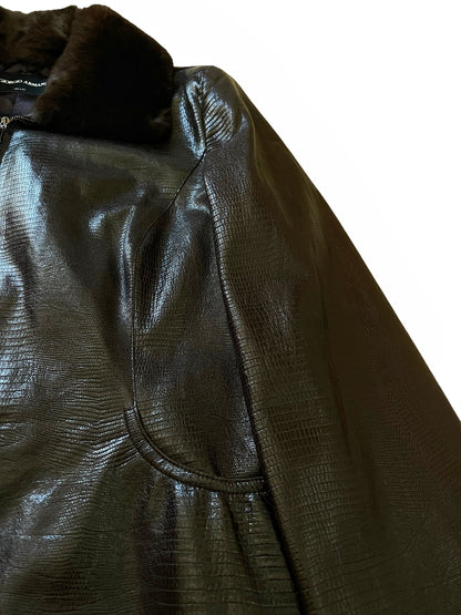 2000’s Rabbit Fur Leather Jacket